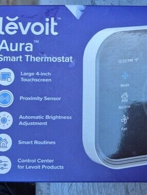 Levoit Aura Smart Thermostat WIFI Touchscreen -  Open Box NEW